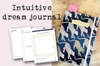 Intuitive Dreaming for Writers with free Dream Journal template