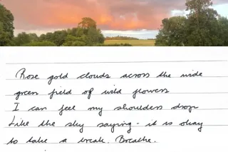 Finding Daily Joy in Rose Gold Clouds and Simple Pleasures