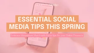 Momentum March 2024: Essential Social Media Tips for your Online Presence