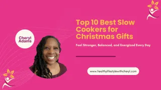 Top 10 Best Slow Cookers for Christmas Gifts