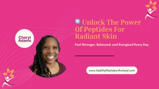 🔍Unlock The Power Of Peptides For Radiant Skin