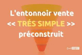 Entonnoir de vente très simple préconstruit maintenant disponible