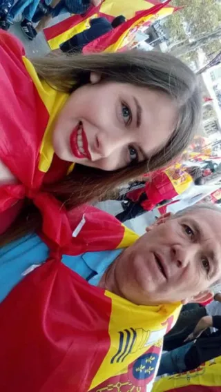 Juan Muñoz y Patricia Muñoz: Padre e hija