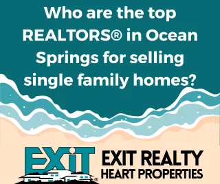 Who are the top REALTORS® in Ocean Springs for selling family homes?