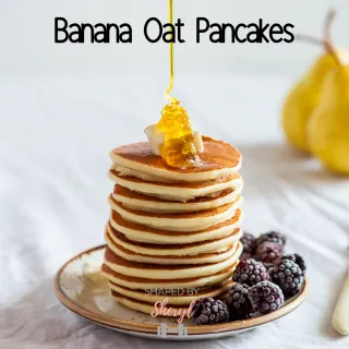 Banana Oat pancakes