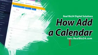 Adding a Calendar with Real Biz24