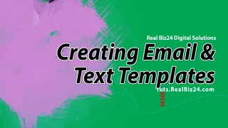 Create Email & Text Templates