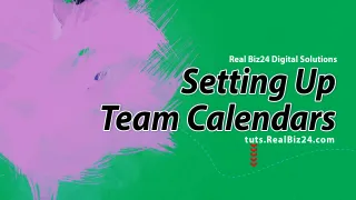 Setting Up Team Calendars