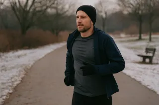 Trainen in de winter zonder motivatie-dip