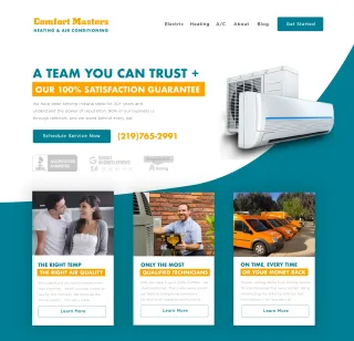 What makes a good HVAC website?