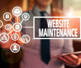 What role does website maintenance play in business success?