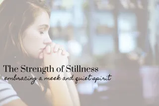 The Strength of Stillness: Embracing a Meek and Quiet Spirit