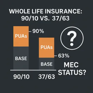 Whole Life Insurance: 90/10 vs. 37/63 (60/40) – What You Need to Know