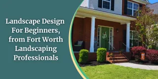 Landscape Design for Beginners, from Fort Worth Landscaping Professionals
