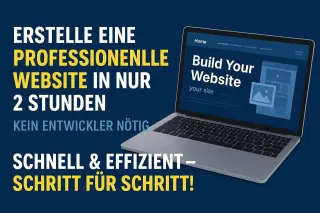Website erstellen leicht gemacht – Dein Schritt-für-Schritt Guide für eine professionelle Website in nur 2 Stunden