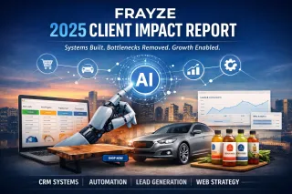 Frayze 2025 Client Impact Report | CRM & Automation Case Studies