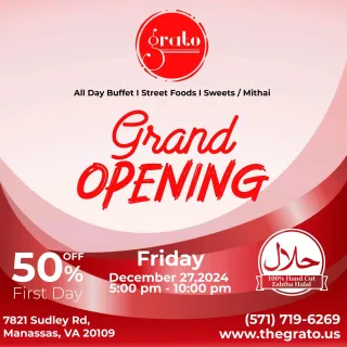 Grato opens Friday December 27th!