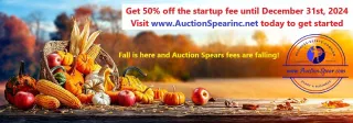 Fall is here and Auction Spears fees are falling!