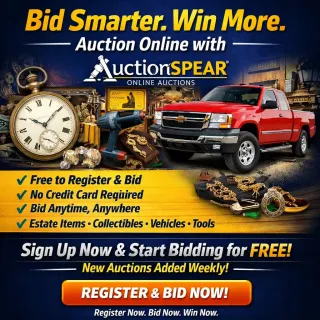 🔨 Bid Smarter. Win More. Auctions Online with Auction Spear.