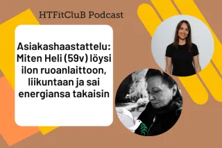 Asiakashaastattelu: Miten Heli ( 59v) löysi ilon ruoanlaittoon, liikuntaan ja sai energiansa takaisin
