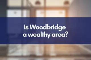 Is Woodbridge a wealthy area?