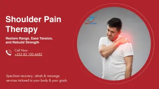 Shoulder Pain Therapy – Restore Range, Ease Tension, and Rebuild Strength