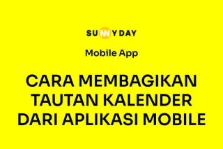 CARA MEMBAGIKAN TAUTAN KALENDER DARI APLIKASI MOBILE 