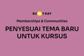 PENYESUAI TEMA BARU UNTUK KURSUS