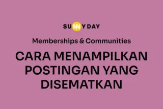 CARA MENAMPILKAN POSTINGAN YANG DISEMATKAN