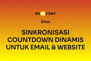 SINKRONISASI COUNTDOWN DINAMIS UNTUK EMAIL & WEBSITE