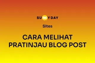 CARA MELIHAT PRATINJAU BLOG POST