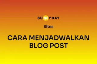 CARA MENJADWALKAN BLOG POST 