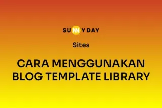 CARA MENGGUNAKAN BLOG TEMPLATE LIBRARY