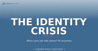 THE IDENTITY CRISIS NOBODY WARNS YOU ABOUT