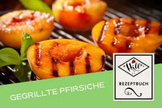 Gegrillte Pfirsiche