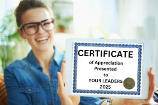Start the New Year Off With a Bang - Show Appreciation for Your Servant Leaders