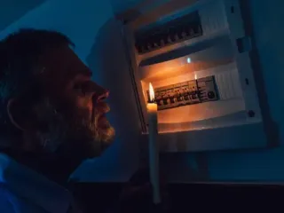 You've lost power? Maybe the RCD has tripped?