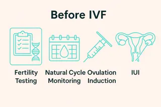 🧪 Before IVF: The Tests and Treatments That Often Come First