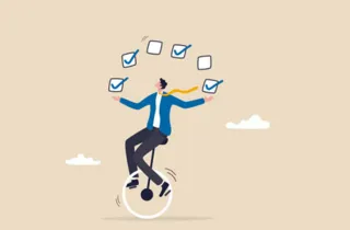 Ever tried juggling when riding a unicycle?