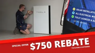 $750 Rebate On Telsla Powerwall