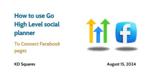 How to use Go High-Level Social Planner- Connect Facebook pages