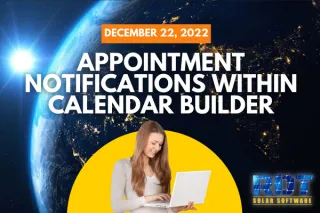 Appointment Notifications within Calendar Builder