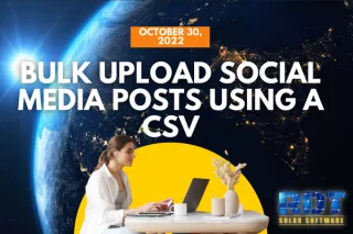 Bulk Upload Social Media Posts Using a CSV