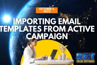 Importing Email Templates from Active Campaign