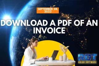 Download a PDF of an Invoice