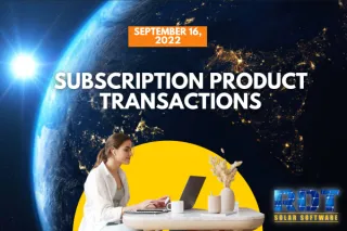 Subscription Product Transactions