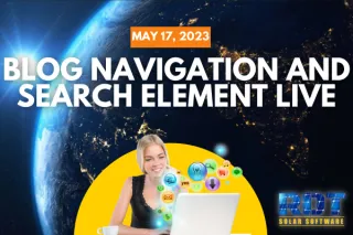 Blog Navigation and Search Element Live