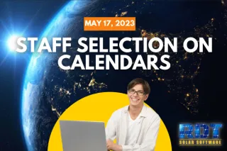 Staff Selection on Calendars