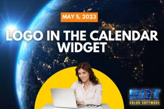 Logo in the Calendar Widget