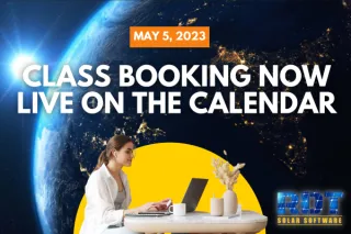 Class Booking Now Live on the Calendar